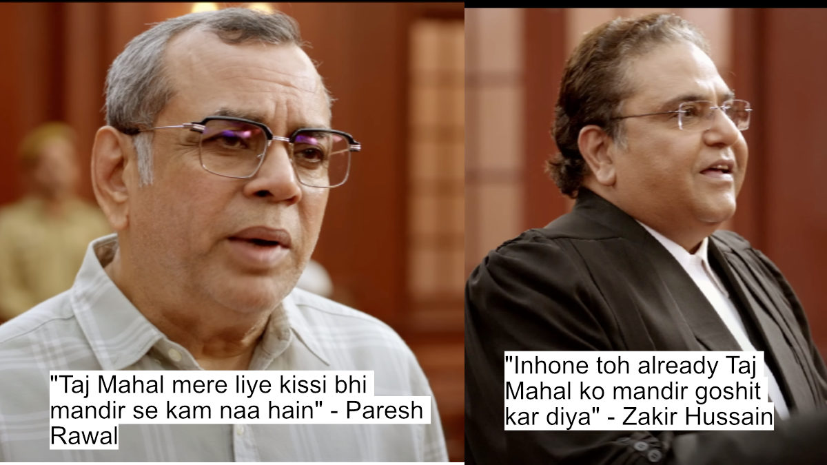 "Inhone toh already Taj Mahal ko mandir goshit kar diya" - Zakir Hussain