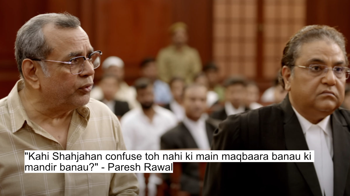 "Kahi Shahjahan confuse toh nahi ki main maqbaara banau ki mandir banau?" - Paresh Rawal