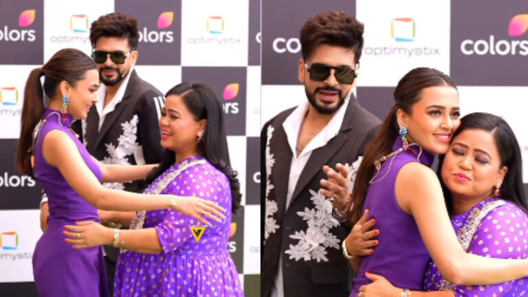 The Queen of Comedy is Back! Bharti Singh and Tejasswi Prakash Twinning in Purple for Laughter Chefs Season 3