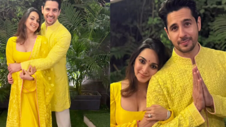 Kiara Advani and Sidharth Malhotra’s Yellow Diwali Outfits are Everything!