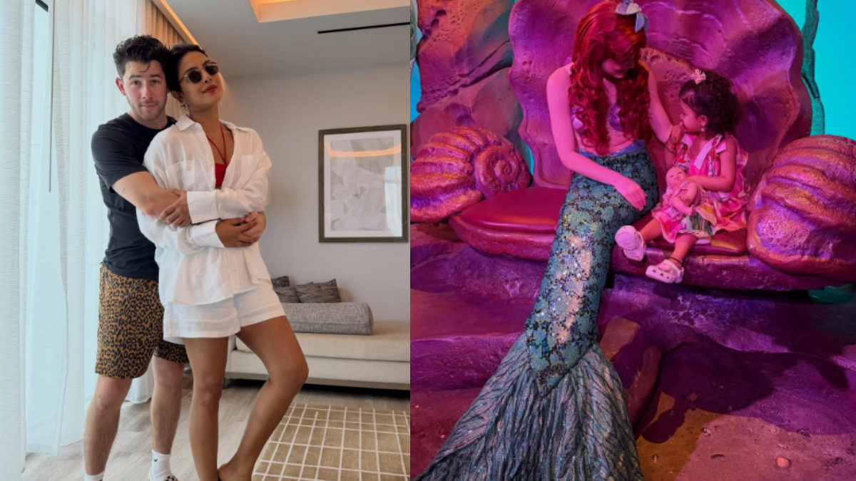 Priyanka Chopra, Nick Jonas and Malti Marie_pic courtesy Instagram Priyanka Chopra, Nick Jonas and Malti Marie_pic courtesy Instagram