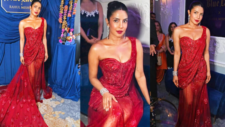 Priyanka Chopra’s Red Gown is the Ultimate Diwali Fashion Inspiration – See Pics!