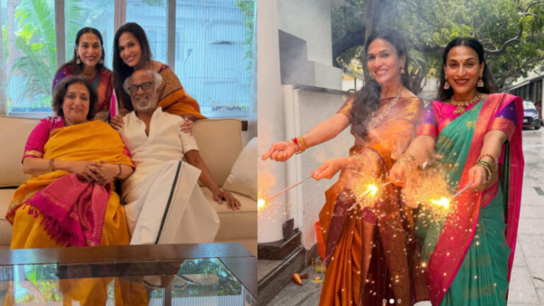 Rajinikanth’s Diwali Pictures with Aishwaryaa and Soundaryaa is Stealing Hearts!