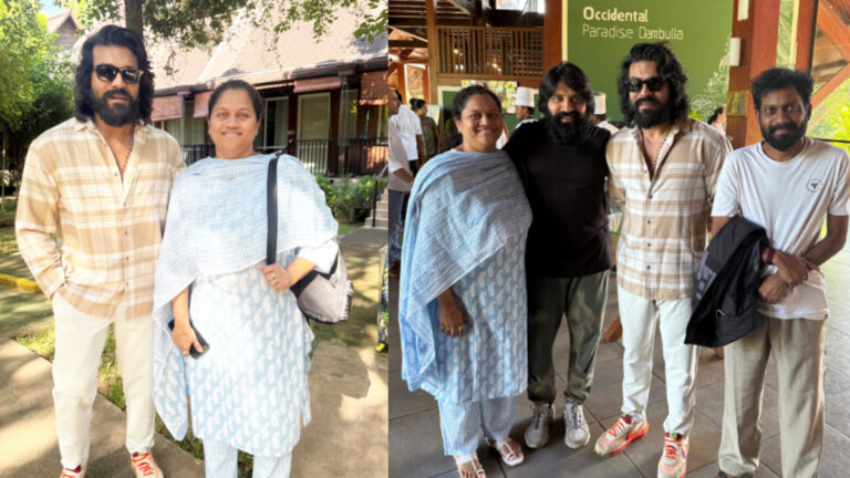 Ram Charan’s Rugged Charm Steals Hearts in Peddi BTS Photos from Sri Lanka