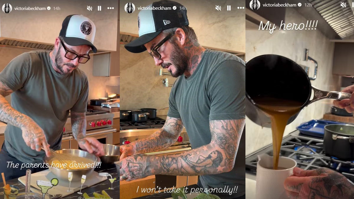 David Beckham'S Epic Jab At Victoria Beckham'S Cooking: 'Stay Away'! 1 victoria beckham instagram story
