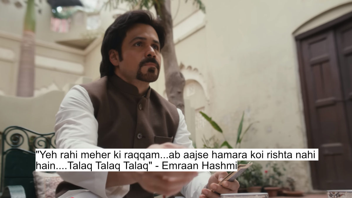 Haq'S Most Powerful Dialogues: Yami Gautam And Emraan Hashmi'S Intense Confrontation 3 "yeh rahi meher ki raqqam...ab aajse hamara koi rishta nahi hain....talaq talaq talaq" - emraan hashmi