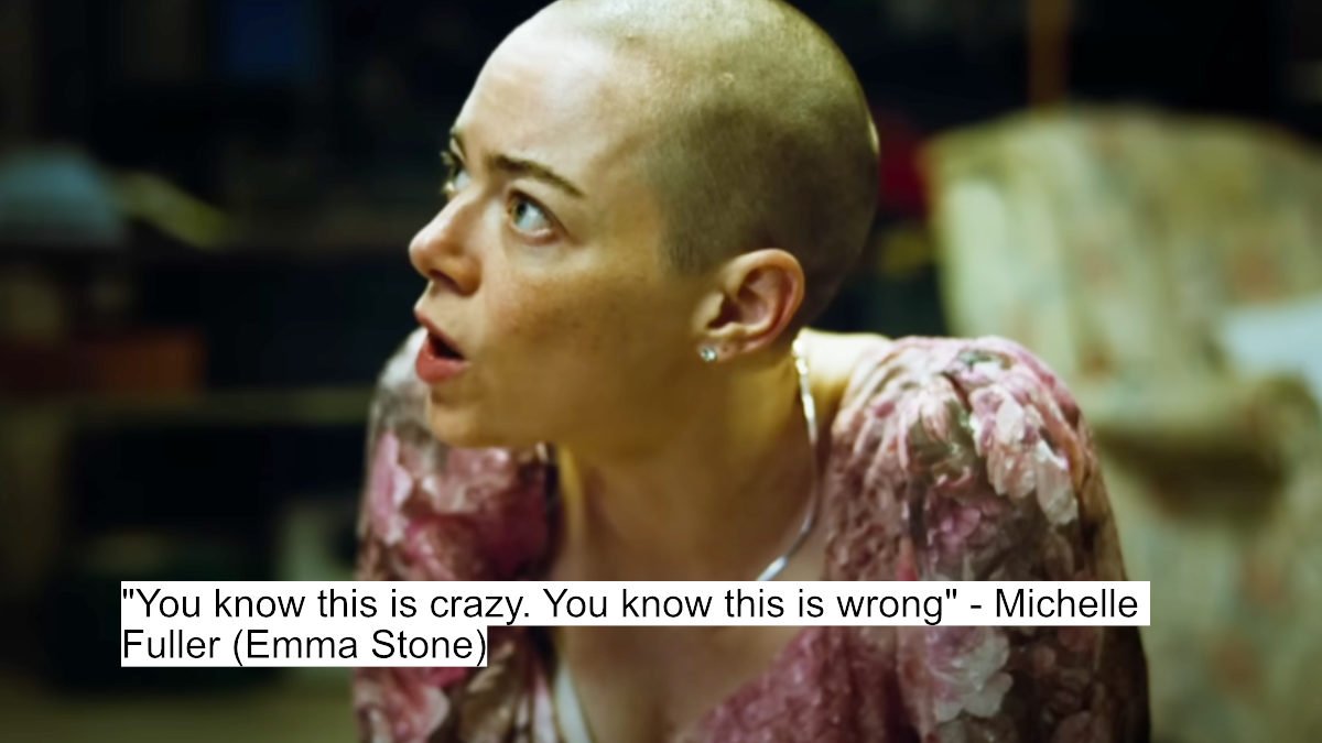 Emma Stone'S Bugonia Dialogues: The Most Mind-Blowing Revelation Of The Year! 3 "you know this is crazy. you know this is wrong" - michelle fuller (emma stone)