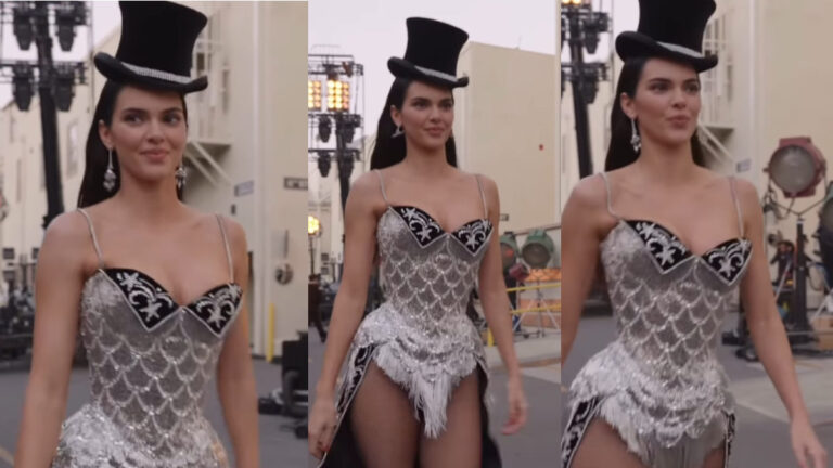 Kendall Jenner’s Jaw-Dropping Look: Bodysuit and Top Hat Steal the Show!