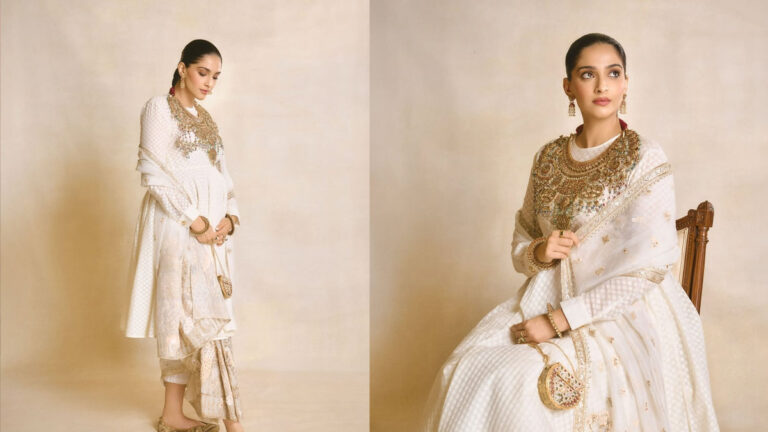 Sonam Kapoor Proves She’s the Most Stylish Mom-To-Be in Her All-White Ensemble