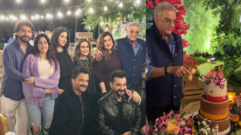 Janhvi Kapoor and Shikhar Pahariya’s Cozy Moment Steals the Show at Boney Kapoor’s Birthday Party
