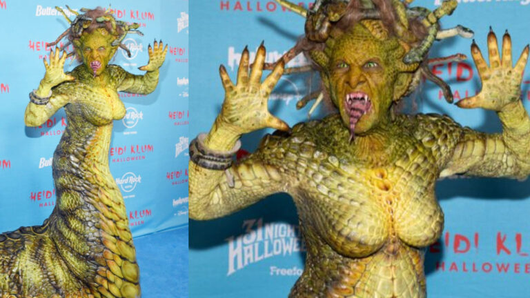 Heidi Klum’s Medusa Look is the Most Terrifying Halloween Costume Yet!