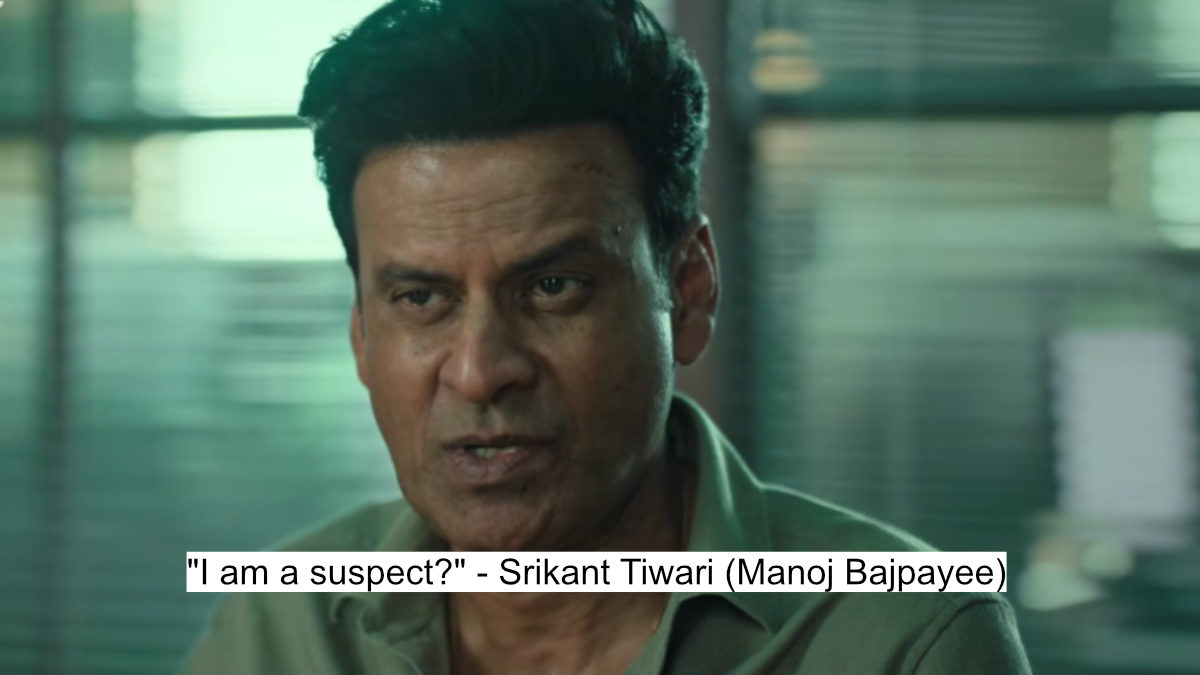 "i am a suspect?" - srikant tiwari (manoj bajpayee)