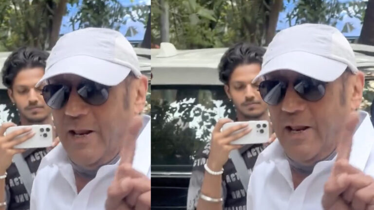 Behave  Yaar!’ Jackie Shroff’s  Heartfelt  Appeal  To  Paparazzi  During  Zarine Khan’s Funeral