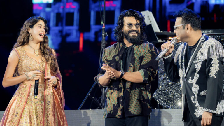 STUNNING SURPRISE! Ram Charan and Janhvi Kapoor STEAL the Show at AR Rahman’s Concert