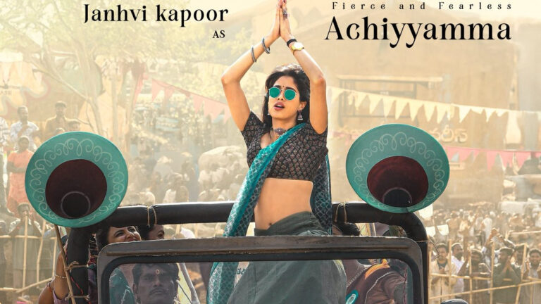 Janhvi Kapoor Steals the Show as Achiyyamma in Ram Charan’s Peddi – First Look Revealed!