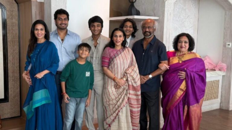 A Family Affair: Rajinikanth Poses with Loved Ones Ahead of IFFI Goa