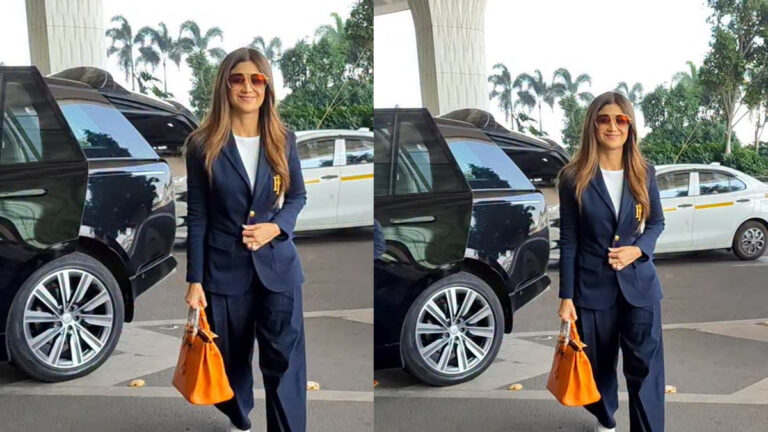 Shilpa Shetty Owns the Airport with Her Confidence and Style