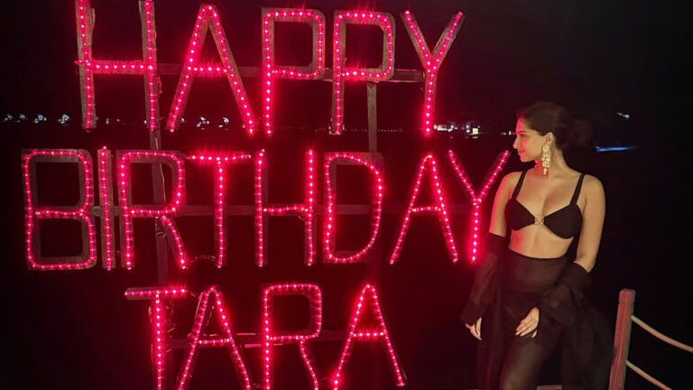 Tara Sutaria Starts Her Pre‑Birthday Bash In The Maldives! See The Stunning Black‑Bikini Photos From Her Vacay Now!
