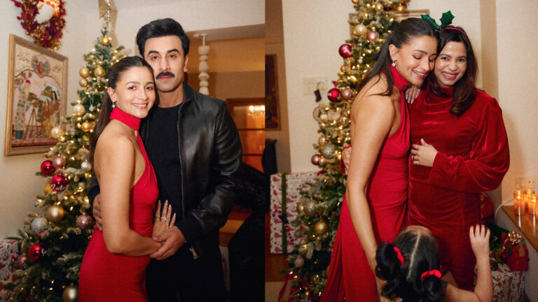 Alia Bhatt’s Family Christmas Dinner — Ranbir Kapoor’s Hug, Raha’s Smile Steal The Show