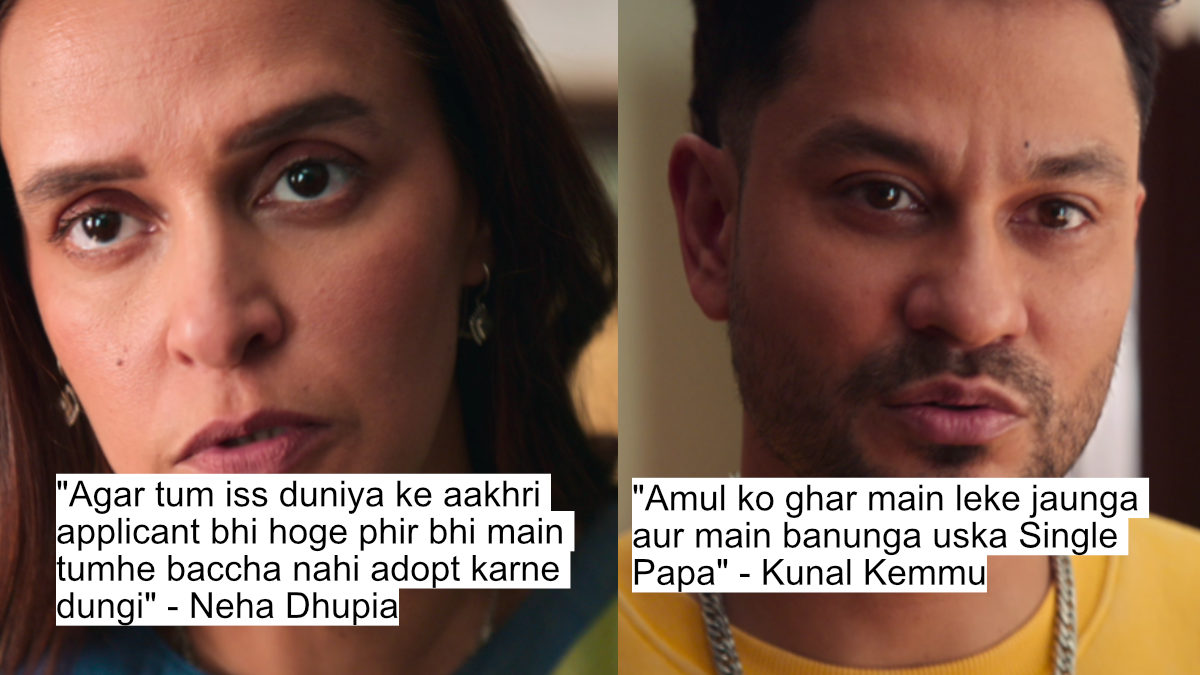 These Hilarious Dialogues From Kunal Kemmu'S Single Papa Will Leave You In Splits! 6 "agar tum iss duniya ke aakhri applicant bhi hoge phir bhi main tumhe baccha nahi adopt karne dungi" - neha dhupia