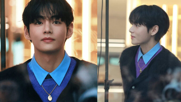 BTS’s V Turns Heads at Seoul Brand Event