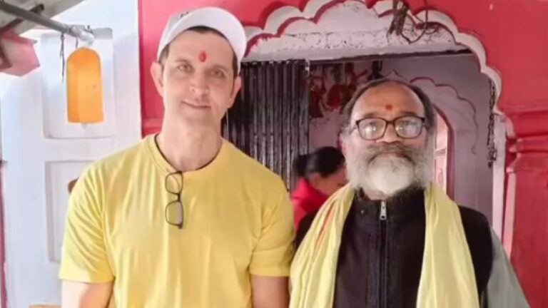 Hrithik Roshan’s Spiritual Trek: A Visit to Santala Devi Temple