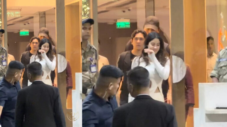Janhvi Kapoor’s Airport Look Is The Perfect Blend Of Style And Comfort