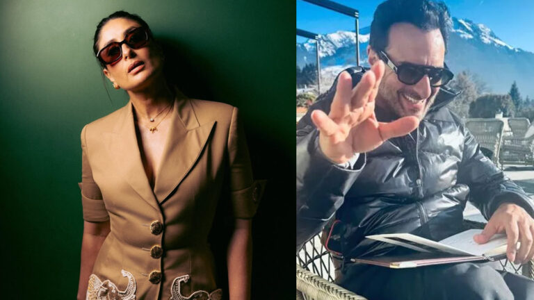 Kareena Kapoor Finally Gets Hubby Saif Ali Khan To Pose, Shares Fun Moments With Son Jeh
