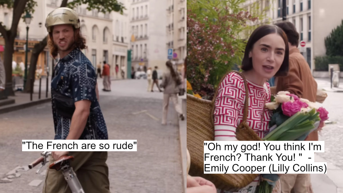 "the french are so rude"