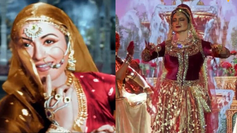Rekha Brings Madhubala To Life With Her Captivating Dance Performance On Mohe Panghat Pe