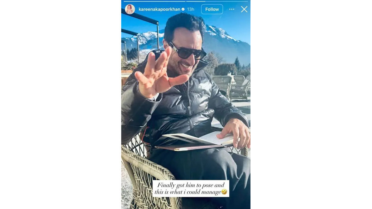 Kareena Kapoor Finally Gets Hubby Saif Ali Khan To Pose, Shares Fun Moments With Son Jeh 2 saif ali khan