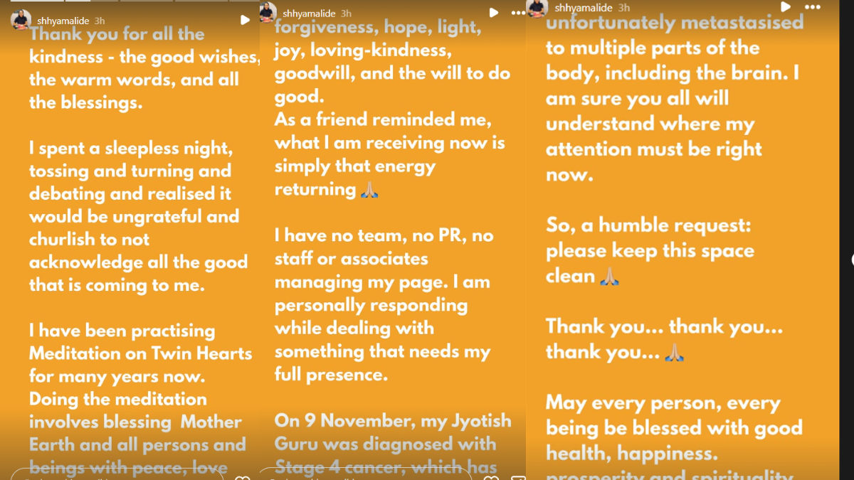 shhyamali de_pic courtesy instagram story