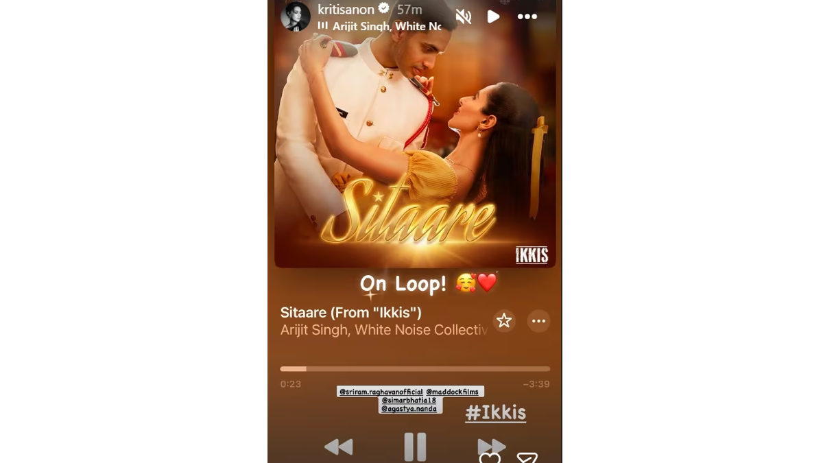 Kriti Sanon'S Latest Obsession Is Ikkis' Captivating Song Sitaare 1 sitaare