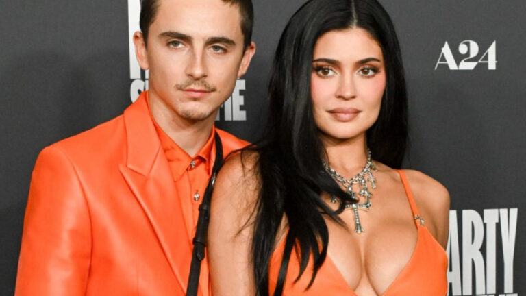 Timothee Chalamet Makes a Surprise Appearance on the Kardashian-Jenner Gingerbread House