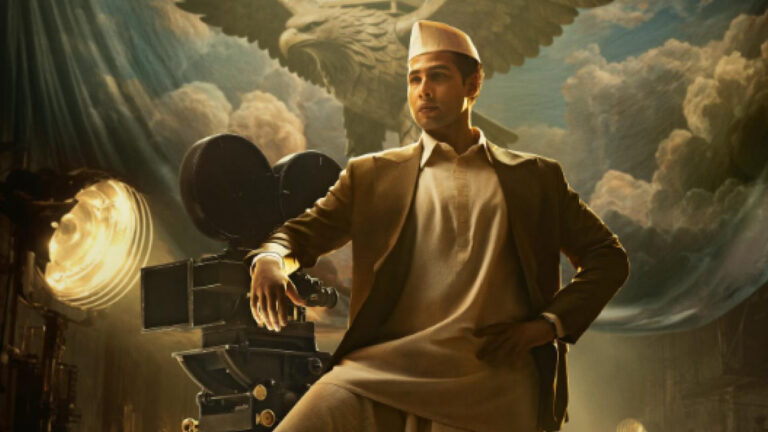 The Rebel of Indian Cinema: Siddhant Chaturvedi Takes on the Iconic Role of V. Shantaram Poster Out