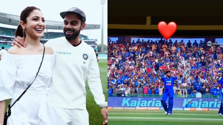 Anushka Sharma Celebrates Virat Kohli’s 84th International Century during IND vs SA 2nd ODI