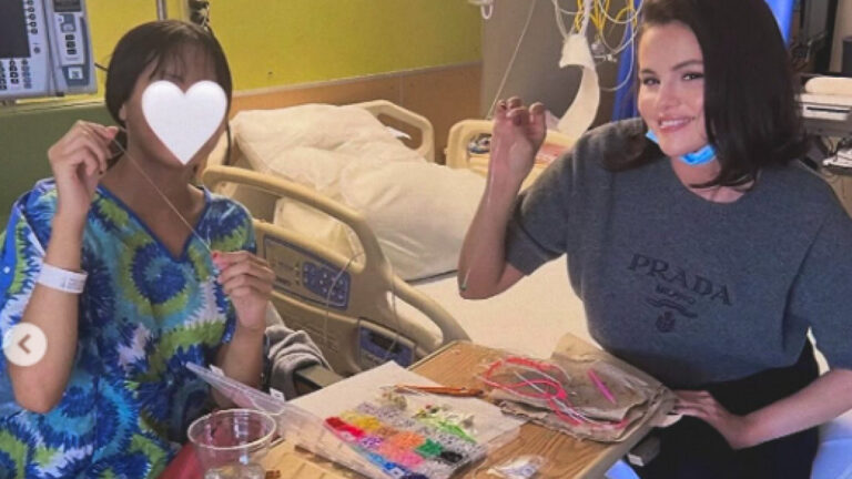 Selena Gomez Spreads Joy at Children’s Hospital, Makes Bracelets and Gifts Rare Beauty Bags