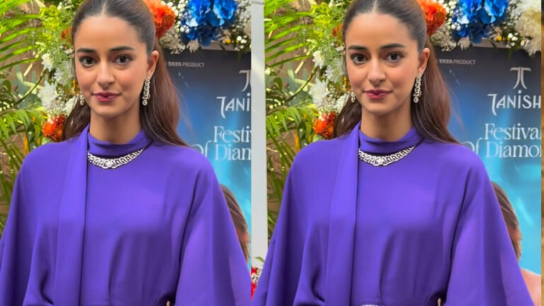 Ananya Panday’s Stunning Purple Dress Is A Must-See For Fashion Lovers