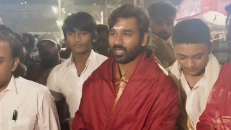 Dhanush’s Tirupati Visit Goes Viral — But His Next Film ‘Kara’ Is the Real Storm Coming!