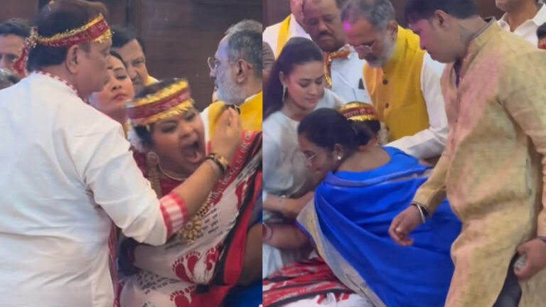 Sudha Chandran Gets Overwhelmed By Divine Energy, Bites Someone At Mata Ki Chowki