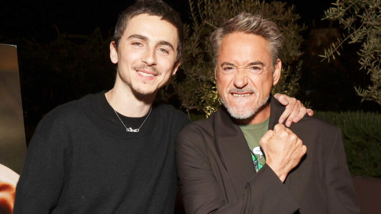 Robert Downey Jr. Says Timothee Chalamet Is “One of the Greats” and Praises His Work
