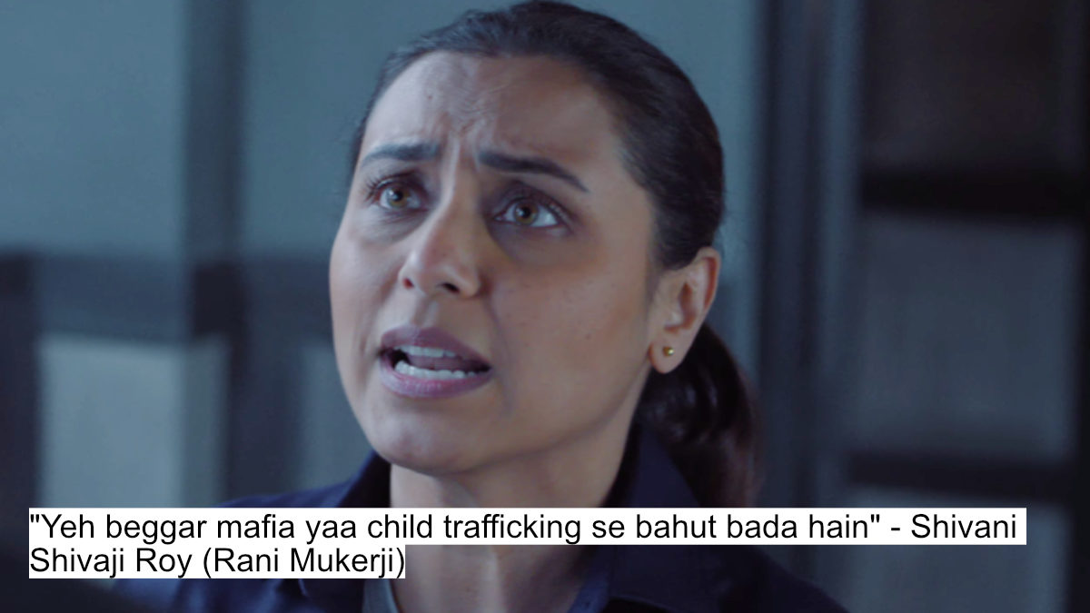 yeh beggar mafia yaa child trafficking se bahut bada hain shivani shivaji roy rani mukerji