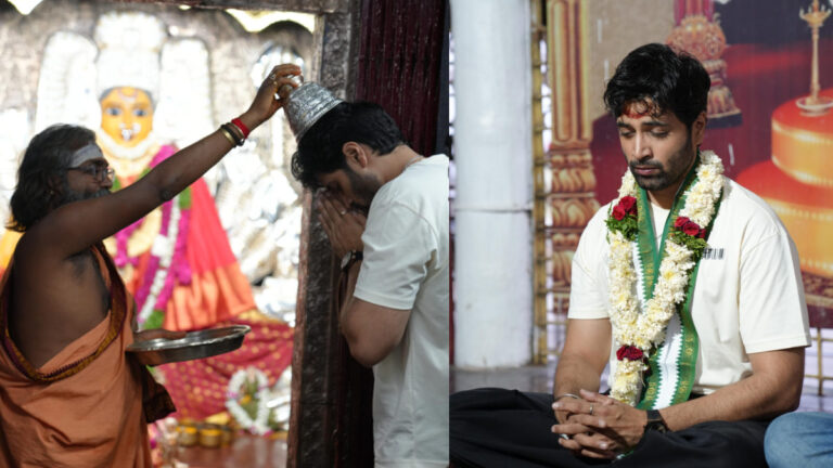 Adivi Sesh Begins ‘Dacoit’ Journey with Emotional First Song Launch and Temple Visit