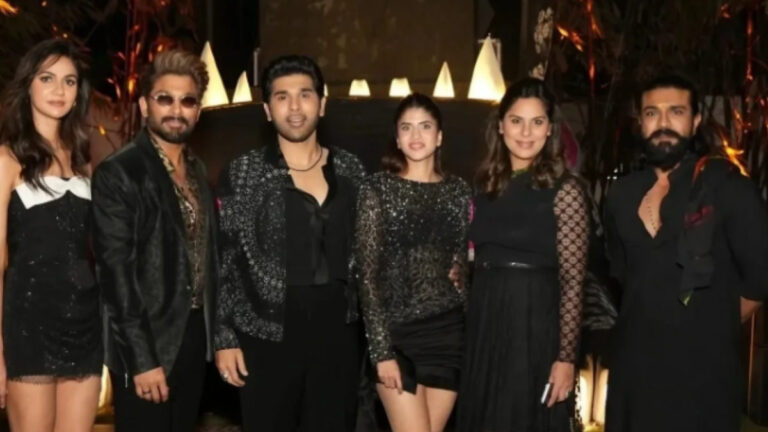 Allu Sirish’s Pre-Wedding Party Turns Into a Celebrity Reunion