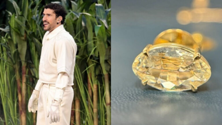 Bad Bunny’s Super Bowl LX Diamond Stud Had a Hidden Meaning