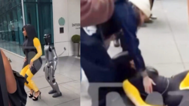Cardi B Falls With a Robot in Viral Super Bowl Weekend Drama — Then Unfollows Stefon Diggs!