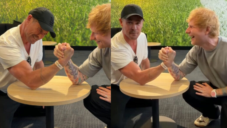 Ed Sheeran vs Chris Hemsworth: The Arm Wrestling Battle No One Expected