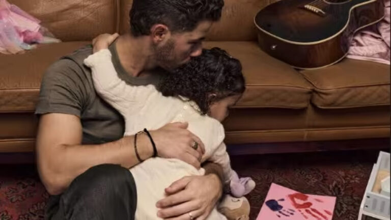 Nick Jonas Kissing Daughter Malti Marie Melts Hearts as Priyanka Chopra Shares Family Moment