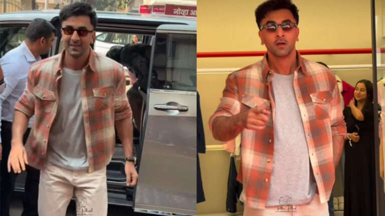 Ranbir Kapoor Turns Heads at ARKS Anniversary Celebration in Bandra