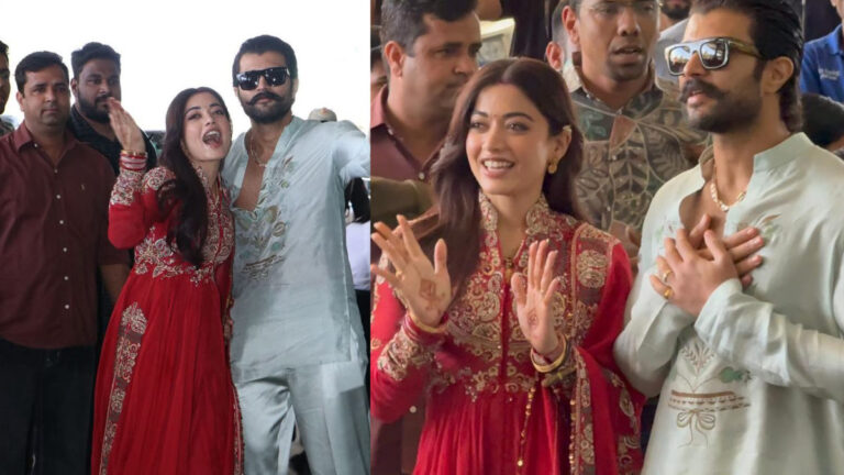 Vijay Deverakonda and Rashmika Mandanna Make First Public Appearance After Wedding